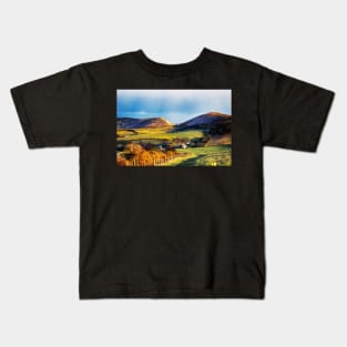 Looking over Lulworth Kids T-Shirt